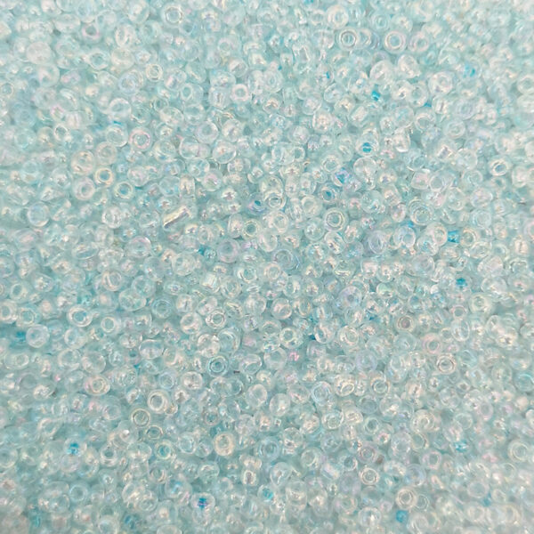 Symphony transparent 2mm glass beads light blue