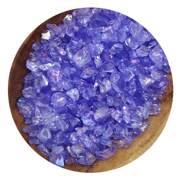 colored shards blue purple