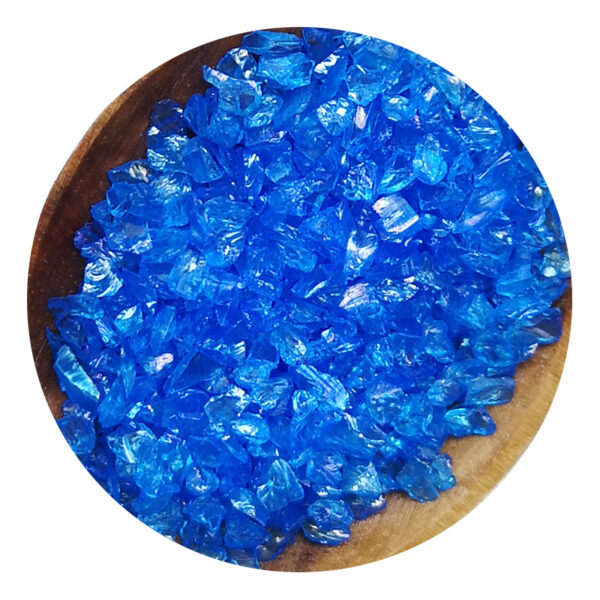 colored shards royal blue