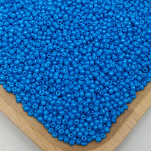 millet beads dark blue