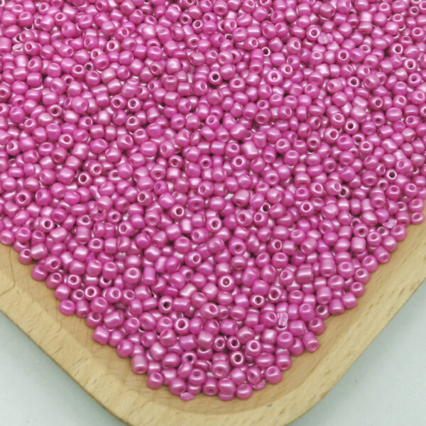 millet beads pearl pink