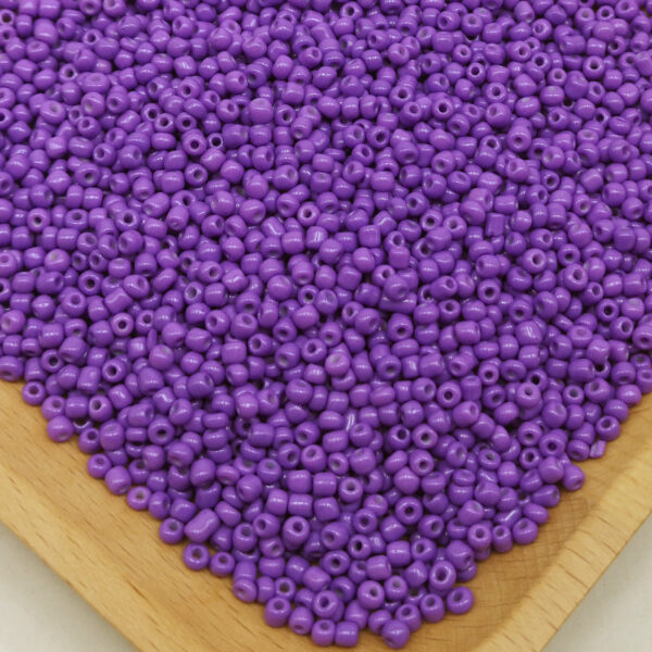 millet beads purple