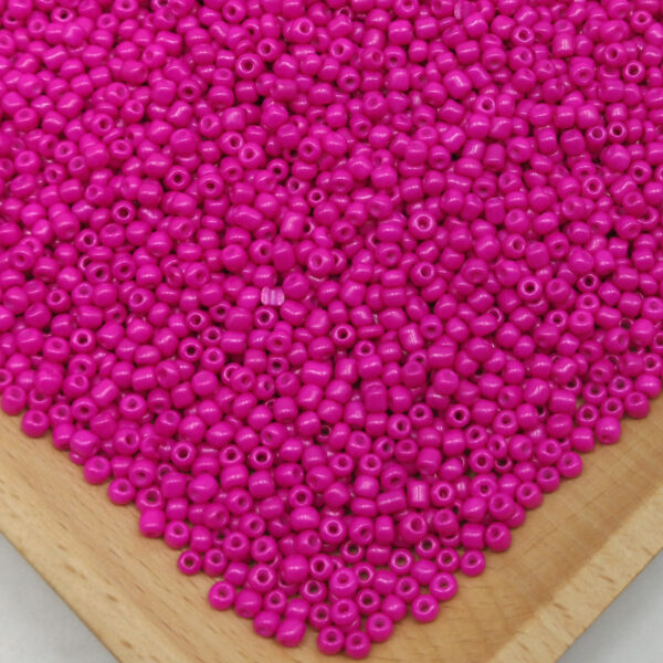 millet beads rose red