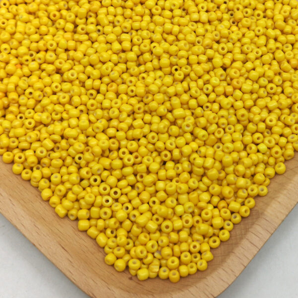 millet beads yellow