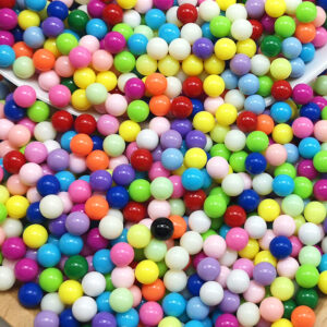 solid color glass beads