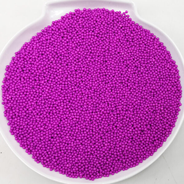 solid color glass beads purple