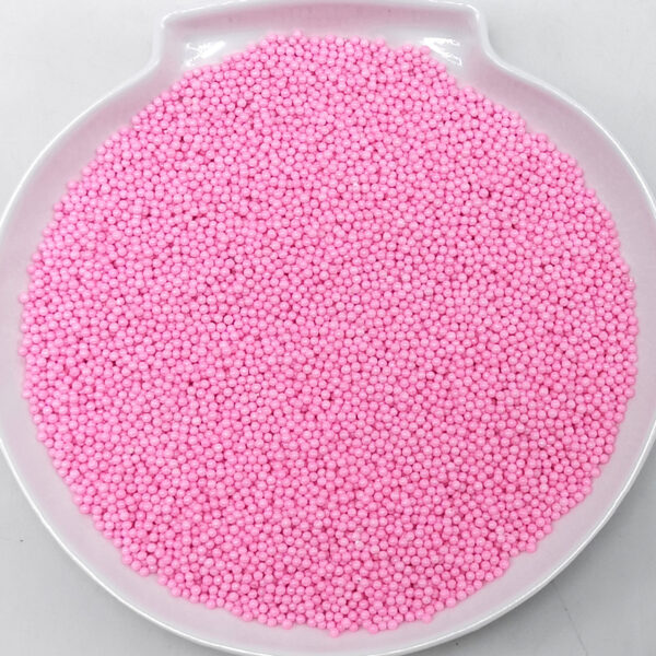 solid color glass beads pink