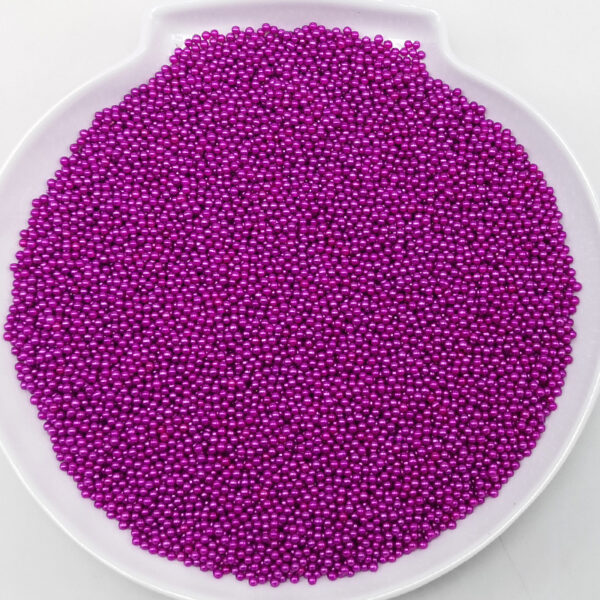 solid color glass beads purple